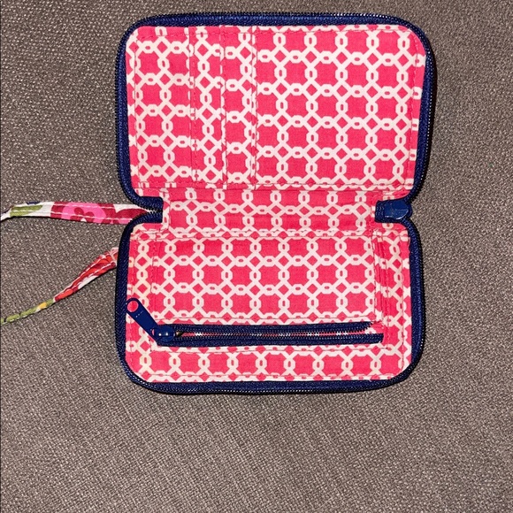 Vera Bradley Multicolor Floral Wristlet - Picture 2 of 3